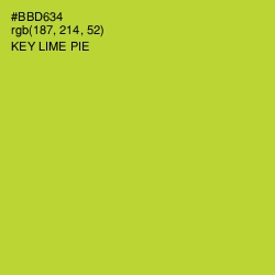 #BBD634 - Key Lime Pie Color Image